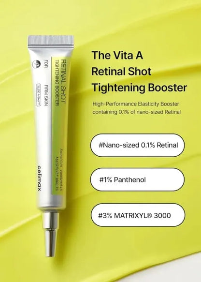 Retinal Shot Tightening Booster, Retinol Shot Tightening Serums, Retinal Mild Face Moisturising Cream for All Skin Types, Repairs and Enhances Skin Elasticity,15g