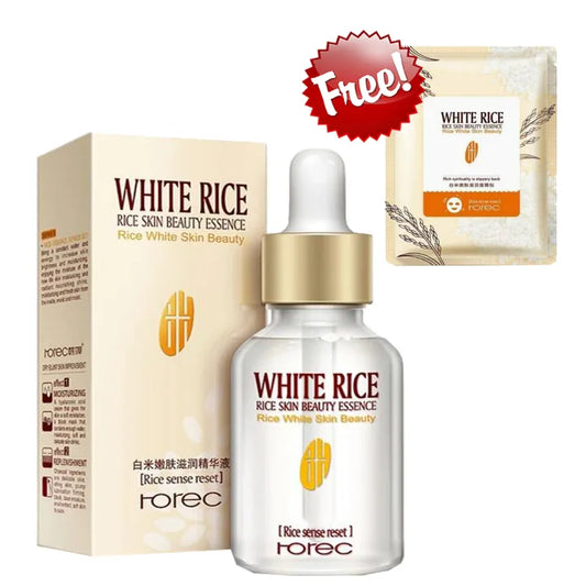 Rorec Rice Face Serum & Rice Mask Anti Wrinkle Glowing Skin Care (HC6307,HC6321