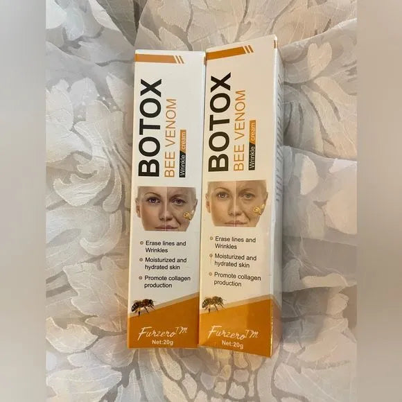 OUHOE Botox Bee Venom Anti-Aging Cream – Reduces Wrinkles, Hydrates Skin, Boosts Collagen – 20g